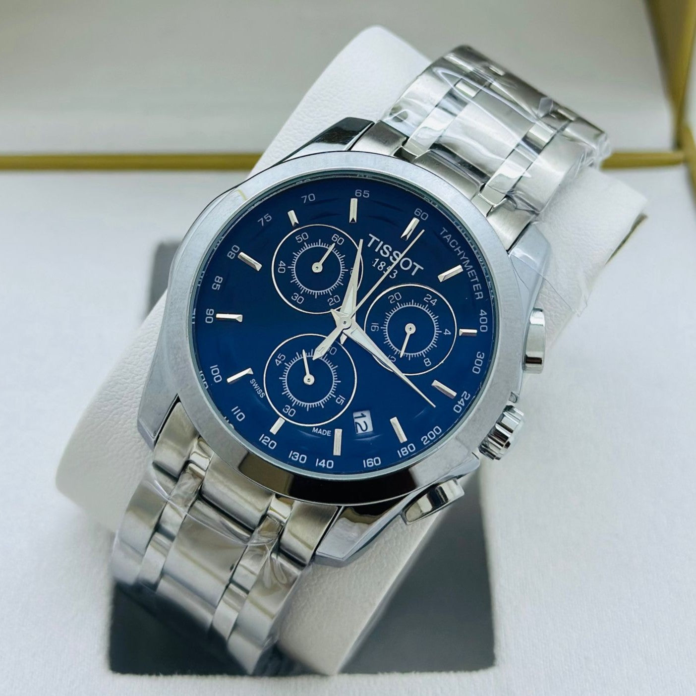 TISSOT TACHYMETRE NEW SHIPMENT STEEL BODY HIGH PERFORMER NOW ALLOVER IN OMAN | TISSOT TC 155572