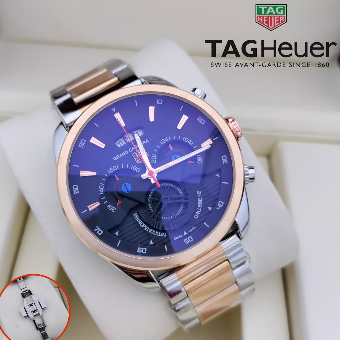 LUXURY CHRNOGRAPH WATCHES FOR MEN "Don't Crack Under Pressure"| TAG HEUER 777224