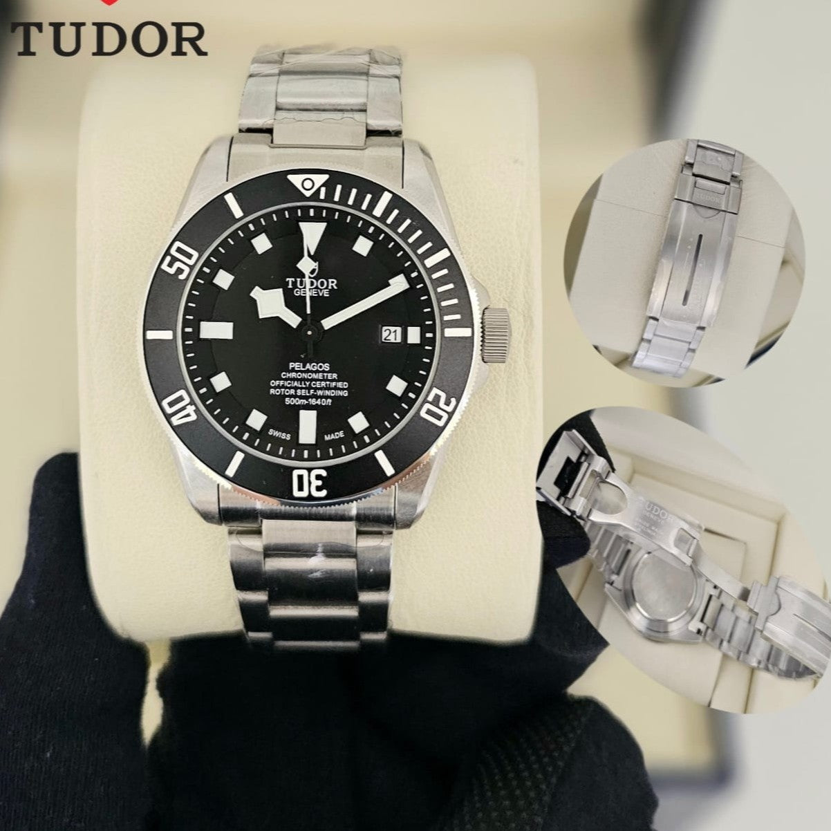 NEW TUDOR PELAGOS AUTOMATIC THE ULTIMATE DIVERS WATCH NOW ITS TUDOR TIME ,,BORN TO DARE'' NOW ALLOVER IN OMAN | TUDOR PELAGOS AUTOMATIC 199957573