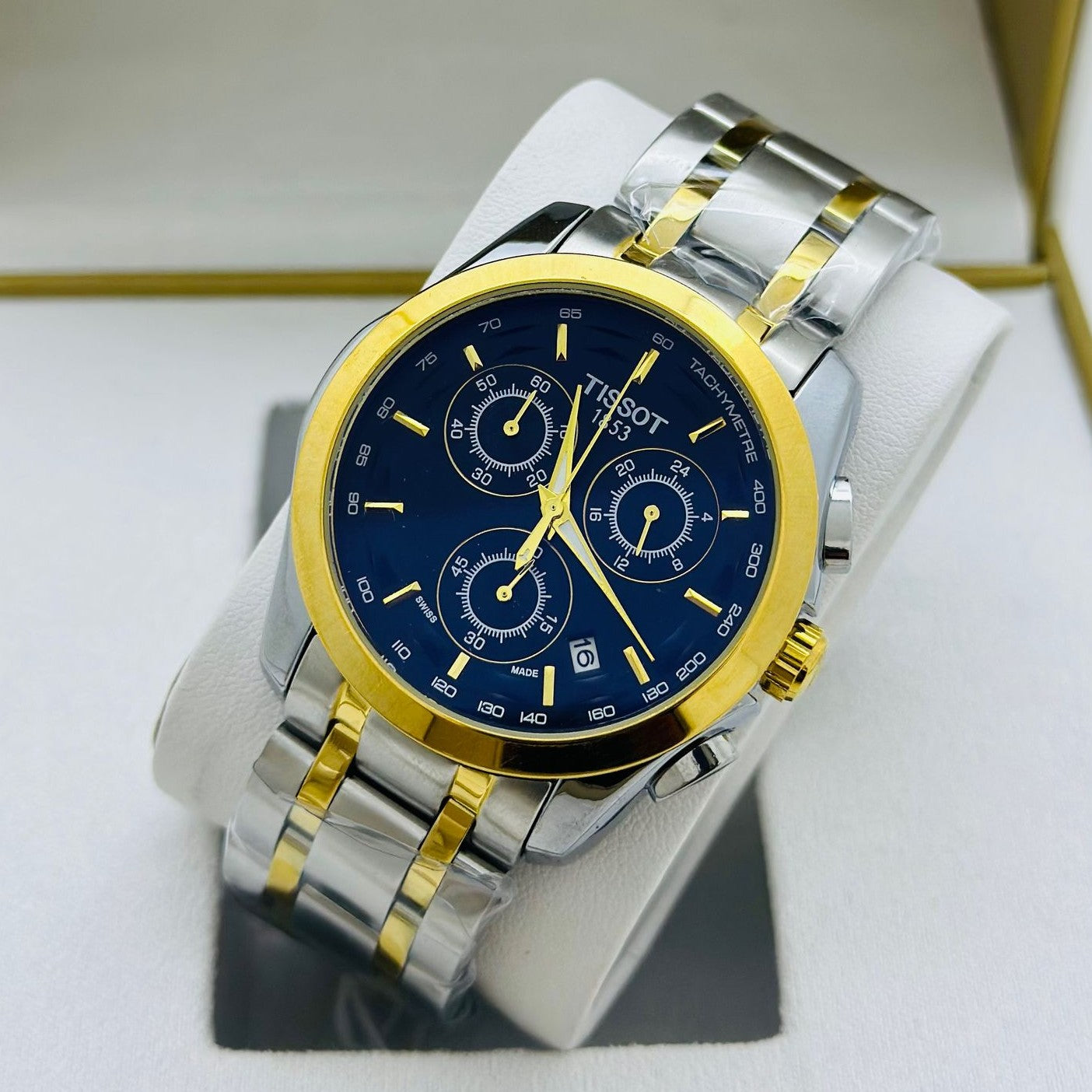 TISSOT TACHYMETRE NEW SHIPMENT STEEL BODY HIGH PERFORMER NOW ALLOVER IN OMAN | TISSOT TC 155575