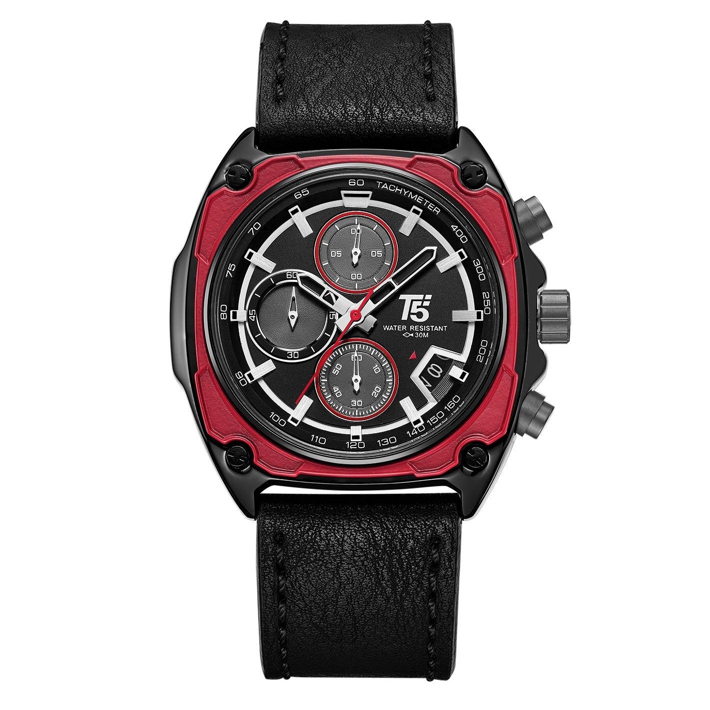 Chronograph function watches, water resistance 30 m with a unique design and excellent quality plus 2years world wide guarantee| T5 CHRNO 1333911