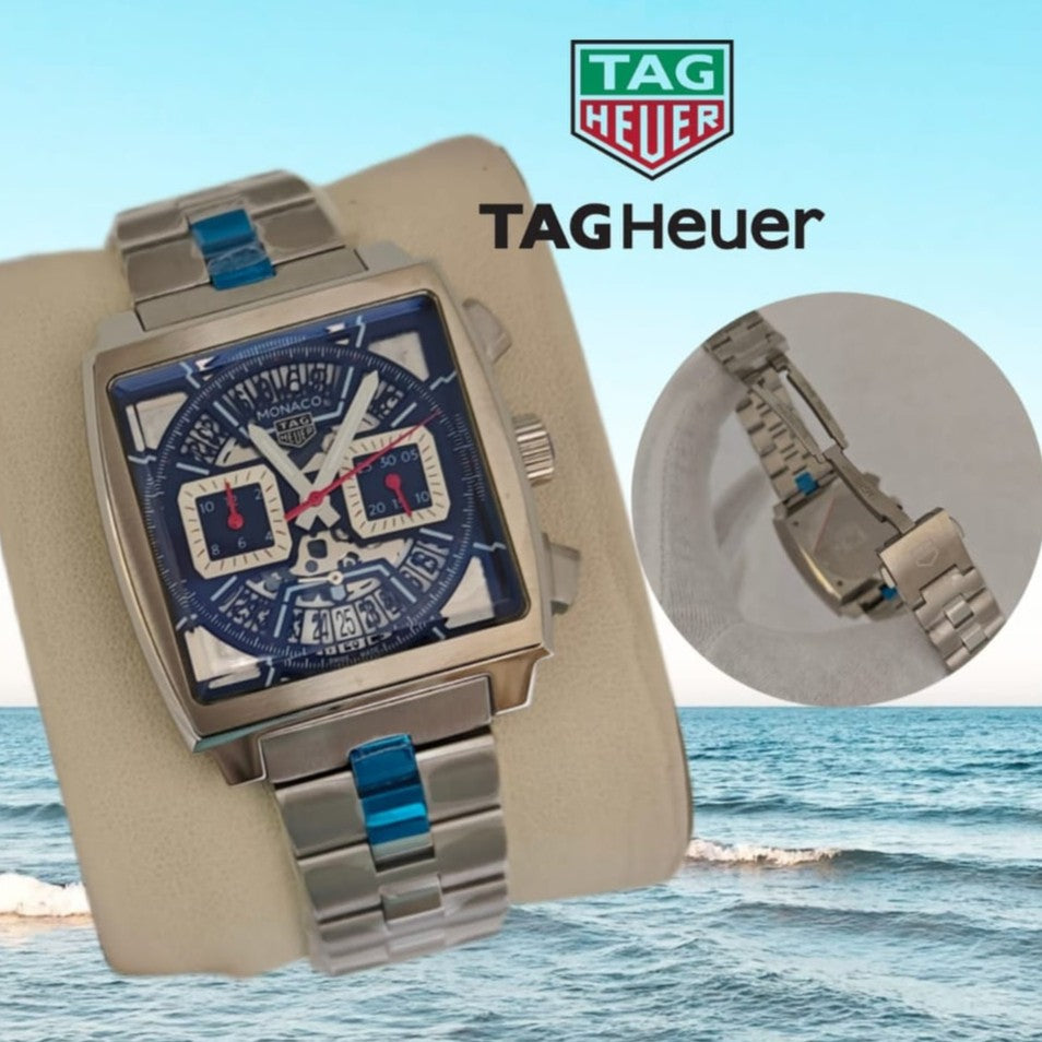 LUXURY TAG Heuer MONACO SKELETON MASTER PIS VERY PREMIUM GRADE ONLY IN FAST FASHION OMAN | TAG HEUER M C 1779196