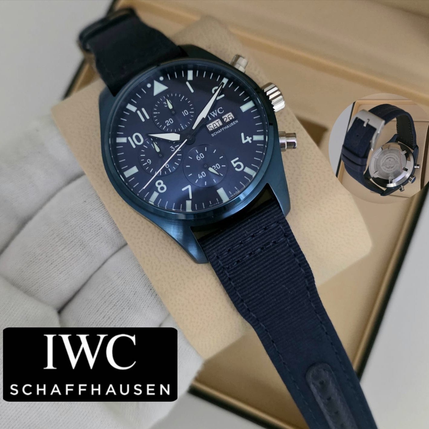LUXURY INGENIEUR AUTOMATIC CHRNOGRAPH A LEGEND IN ITS TIME , A LEGEND TODAY IWC SCHAFFHAUSEN | IWC AUTOMATIC 1555717995