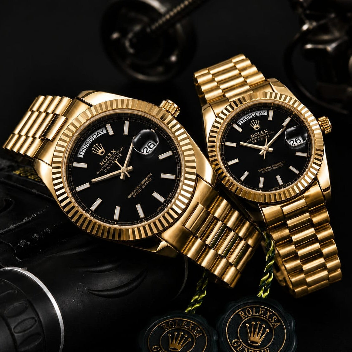 ROLEX COUPLE WATCH DAY DATE VERY DEMANDING NOW RELOADED ALLOVER IN OMAN || ROLEX COUPLE 15577955