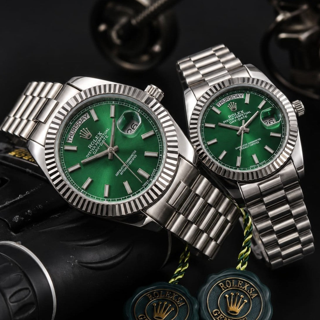 ROLEX COUPLE WATCH DAY DATE VERY DEMANDING NOW RELOADED ALLOVER IN OMAN || ROLEX COUPLE 15577951