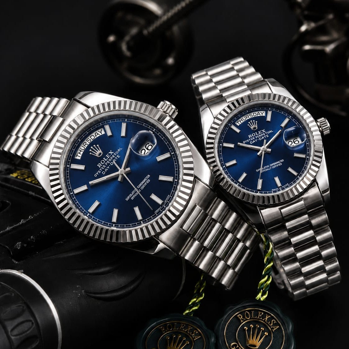 ROLEX COUPLE WATCH DAY DATE VERY DEMANDING NOW RELOADED ALLOVER IN OMAN || ROLEX COUPLE 15577953