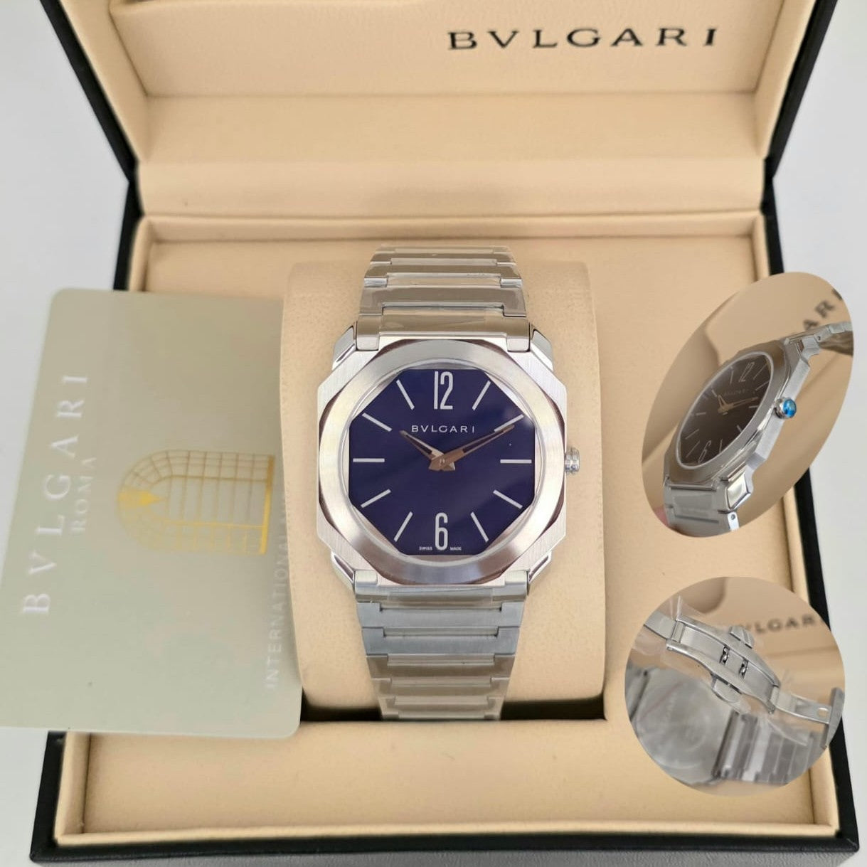 LUXURY BVLGARI ALUMINIUM WATCH SUPER EDITION AUTOMATIC VERY EXCLUSIVE | BVLGARI SLIM 155571911