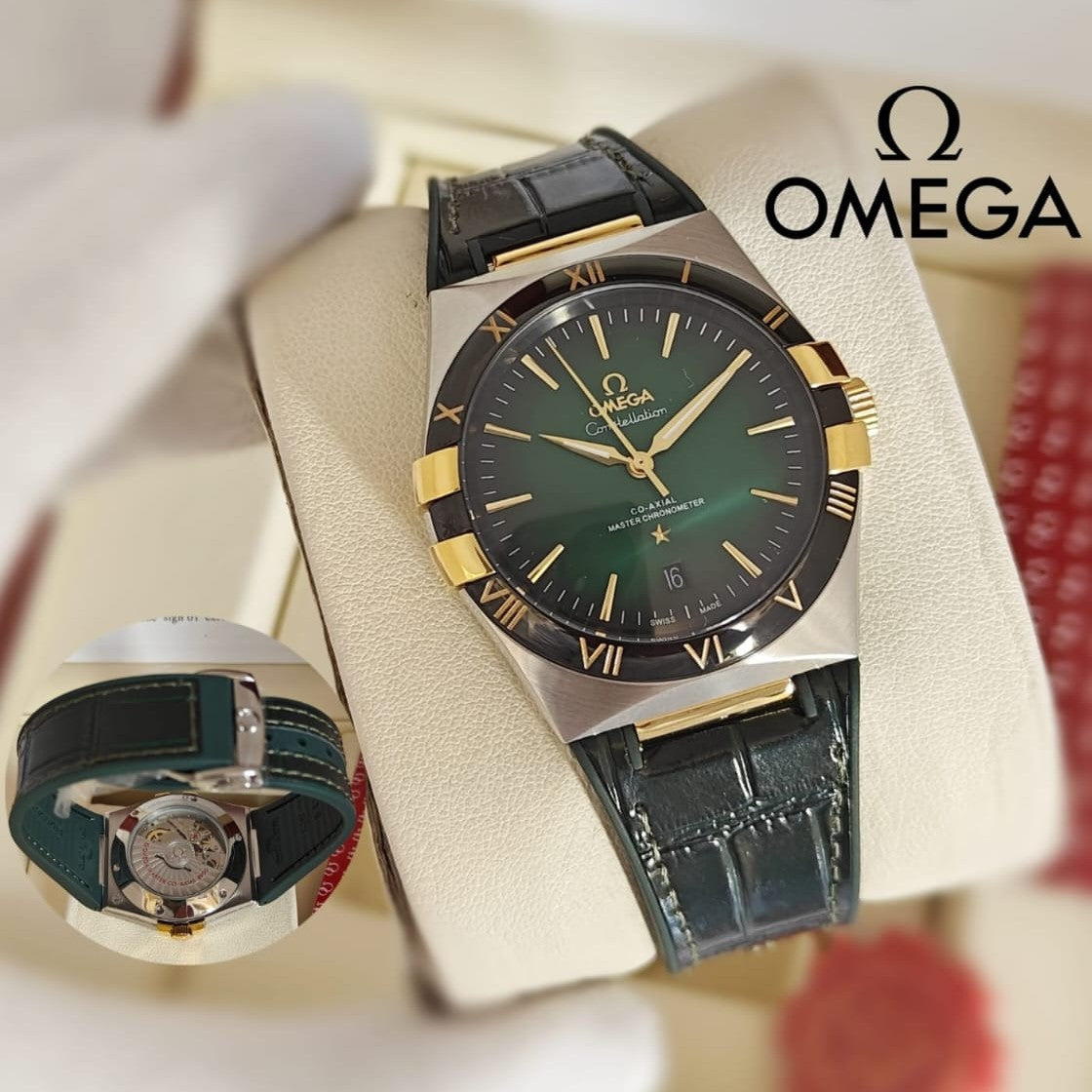 LUXURY OMEGA CONSTELLATION VERY PREMIMUM WATCH FULL METAL AUTOMATIC EXCLUSIVE ROYAL WATCH NOW ALLOVER IN OMAN | OMEGA CONS AUTO 155591711