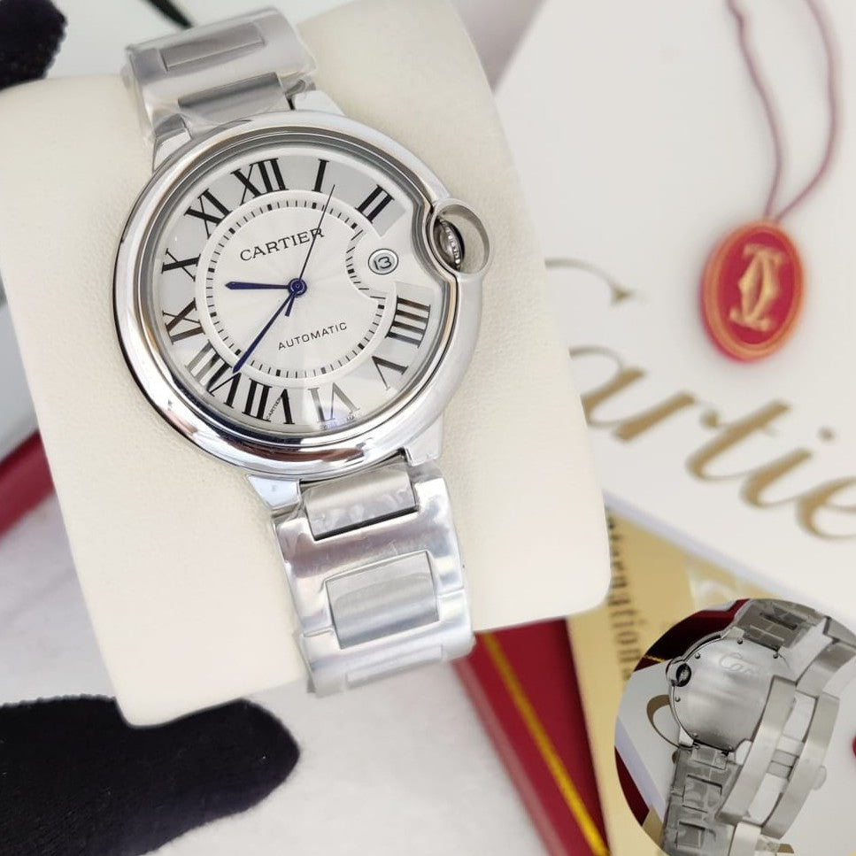 LUXURY CARTIER BALLON BEUE DE WITH FULL SS BODY FULL AUTOMATIC COLOUR GURANTEED VERY PREMIUM WATCH | CARTIER BALLON 15777933