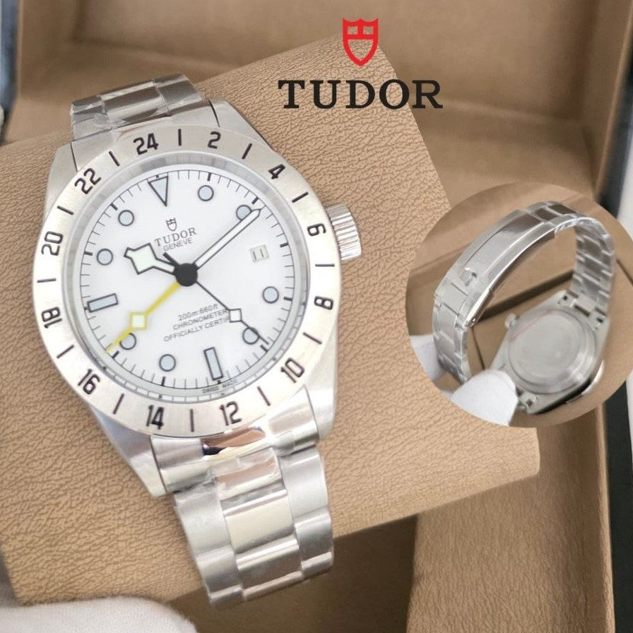 NEW TUDOR BLACK BAY GMT AUTOMATIC THE ULTIMATE DIVERS WATCH NOW ITS TUDOR TIME ,,BORN TO DARE'' NOW ALLOVER IN OMAN | TUDOR BLACK BAY 17779115