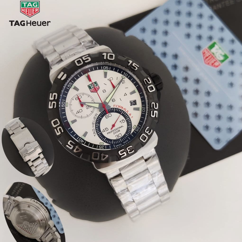 LUXURY TAG Heuer Formula 1 PROFESSIONAL 200M CHRNOGRAPH MASTER GRADE PREMIUM VERSION FULL SPROTY 5 YEARS WARRANTY NOW ALLOVER IN OMAN | TAG HEUER FORMULA P 200M 1399971