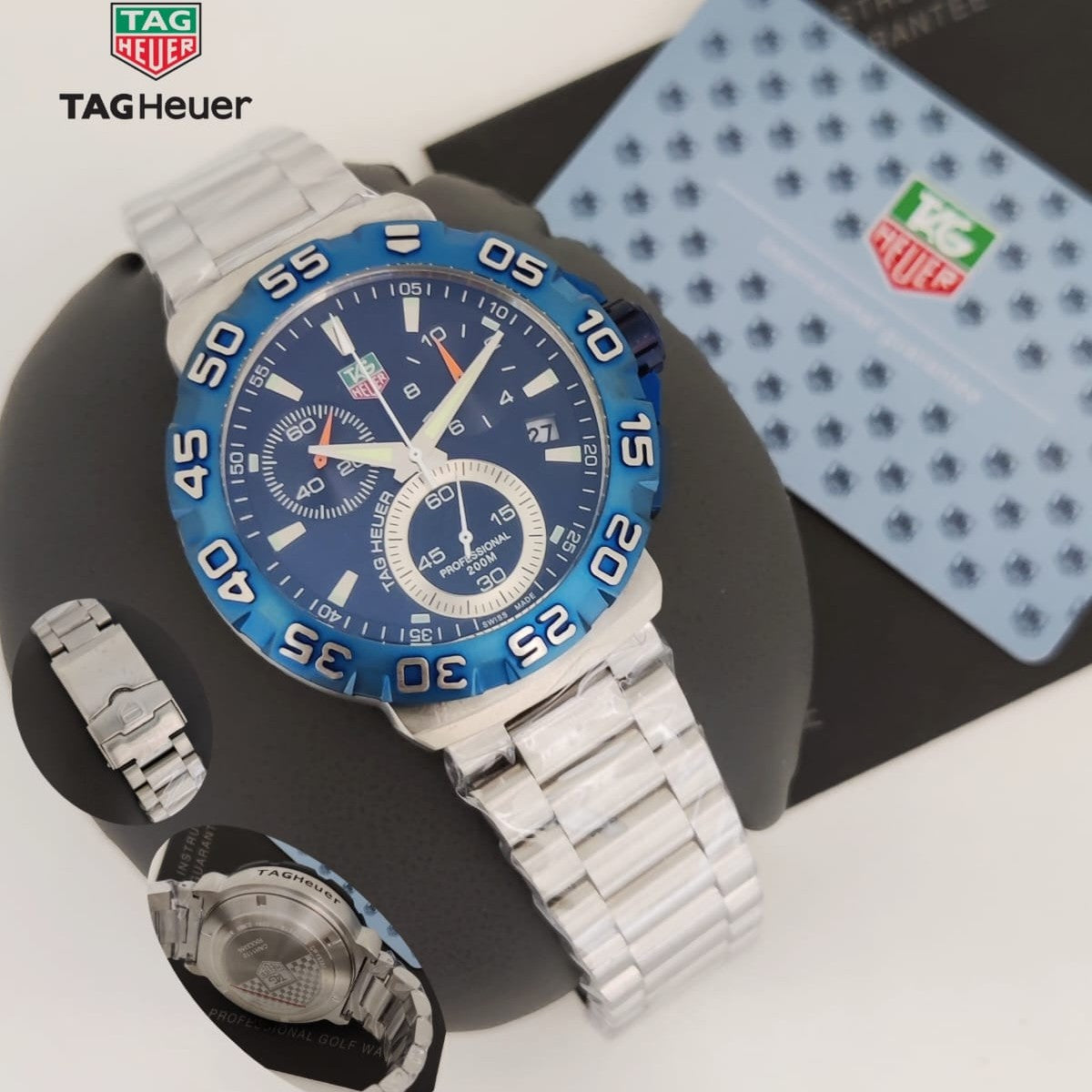 LUXURY TAG Heuer Formula 1 PROFESSIONAL 200M CHRNOGRAPH MASTER GRADE PREMIUM VERSION FULL SPROTY 5 YEARS WARRANTY NOW ALLOVER IN OMAN | TAG HEUER FORMULA P 200M 1399973