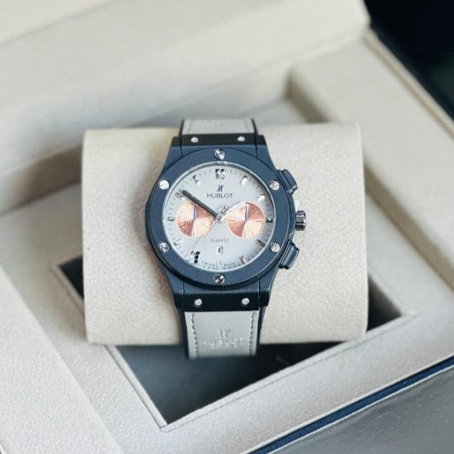 HUBLOT THE PREMIUM QUALITY WATCH JUST ARRIVED WITH 1 YEAR SERVICE WARRANTY| HUBLOT ART 77731