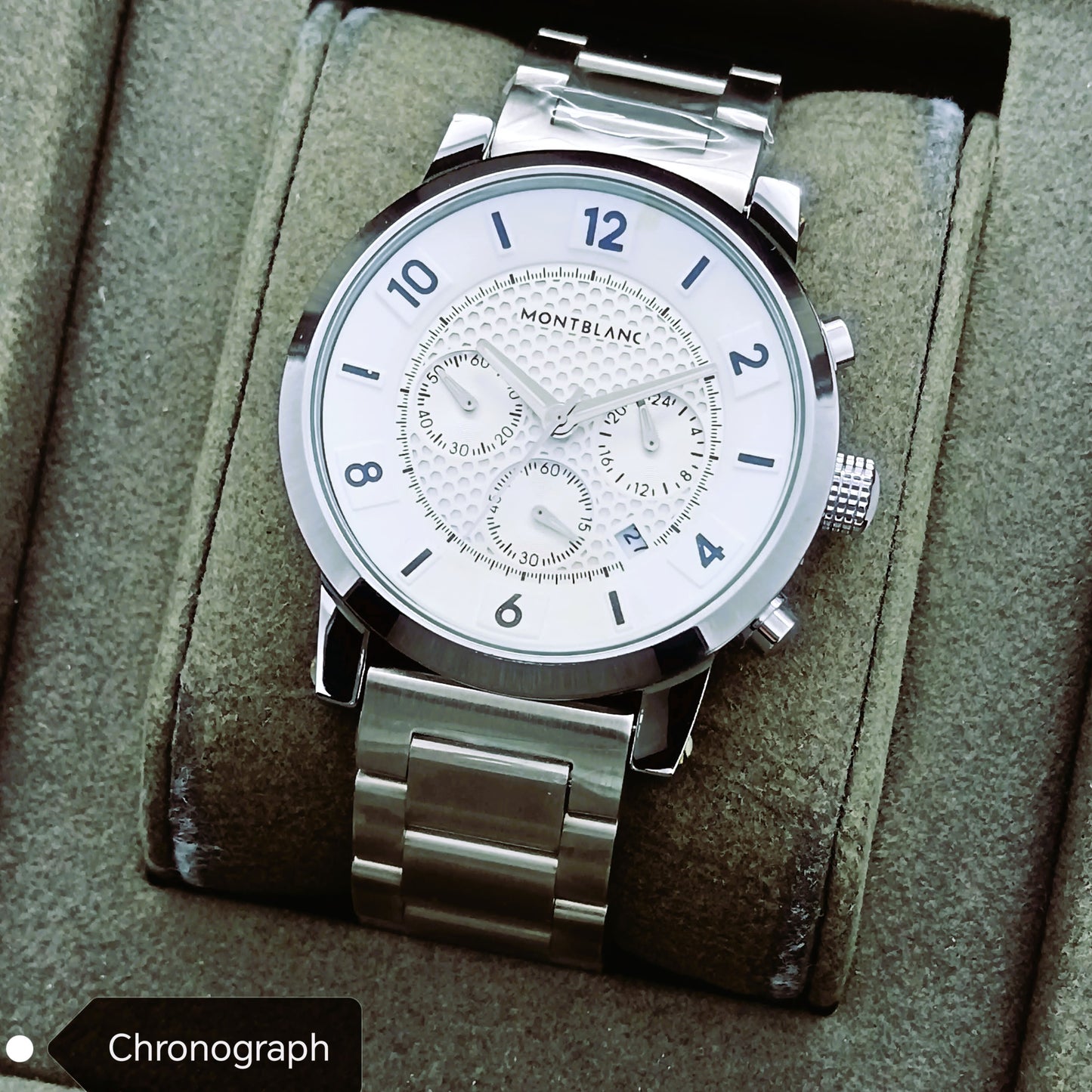 Stylish Premium Quality CHRONOGRAPH Active Mont B Watch | Mont B Watch 1021