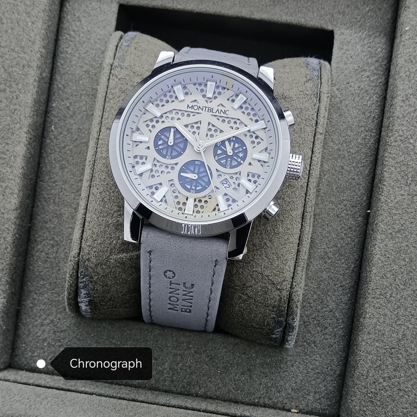 Stylish Premium Quality CHRONOGRAPH Active Mont B Watch | Mont B Watch 1026
