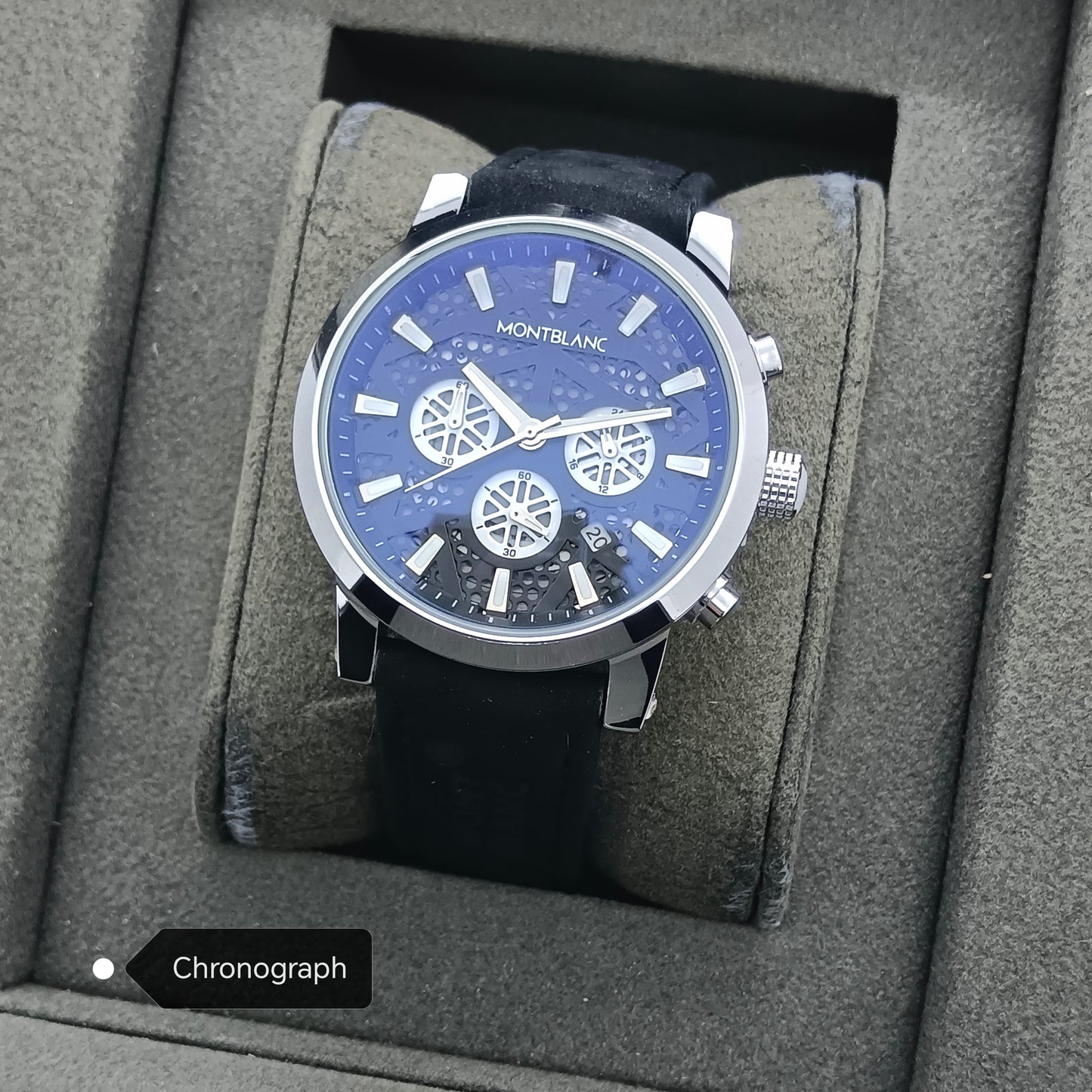 Stylish Premium Quality CHRONOGRAPH Active Mont B Watch | Mont B Watch 1027