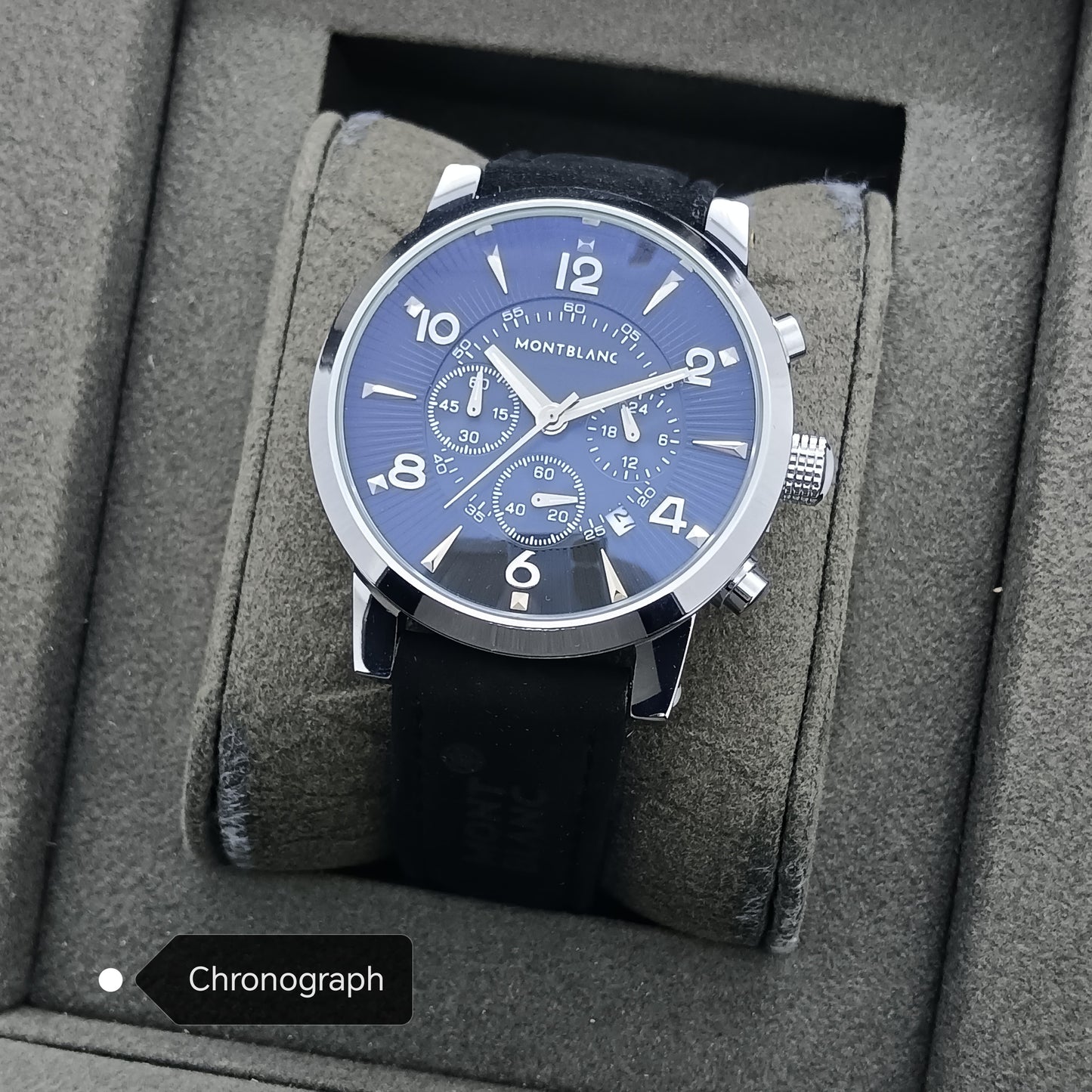 Stylish Premium Quality CHRONOGRAPH Active Mont B Watch | Mont B Watch 1028