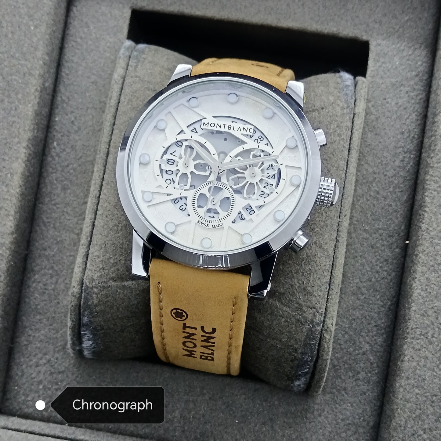 Stylish Premium Quality CHRONOGRAPH Active Mont B Watch | Mont B Watch 1029