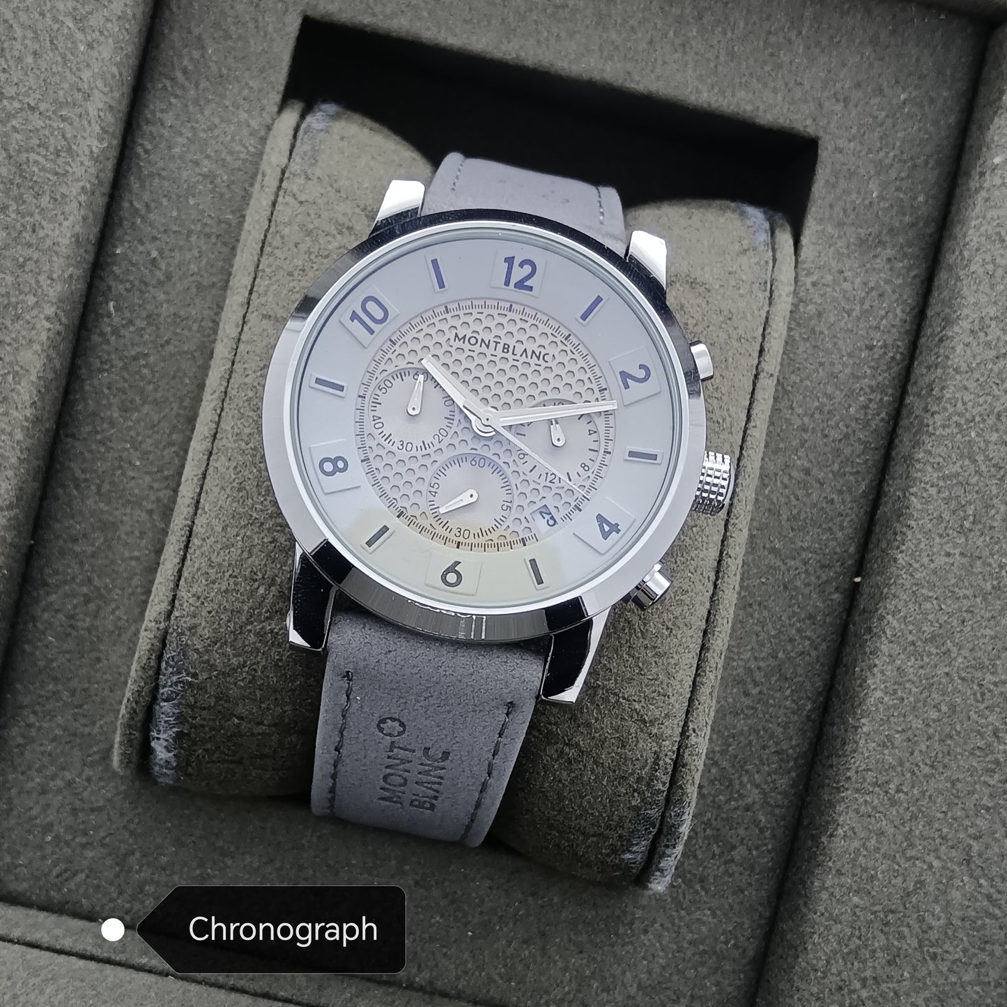 Stylish Premium Quality CHRONOGRAPH Active Mont B Watch | Mont B Watch 1034