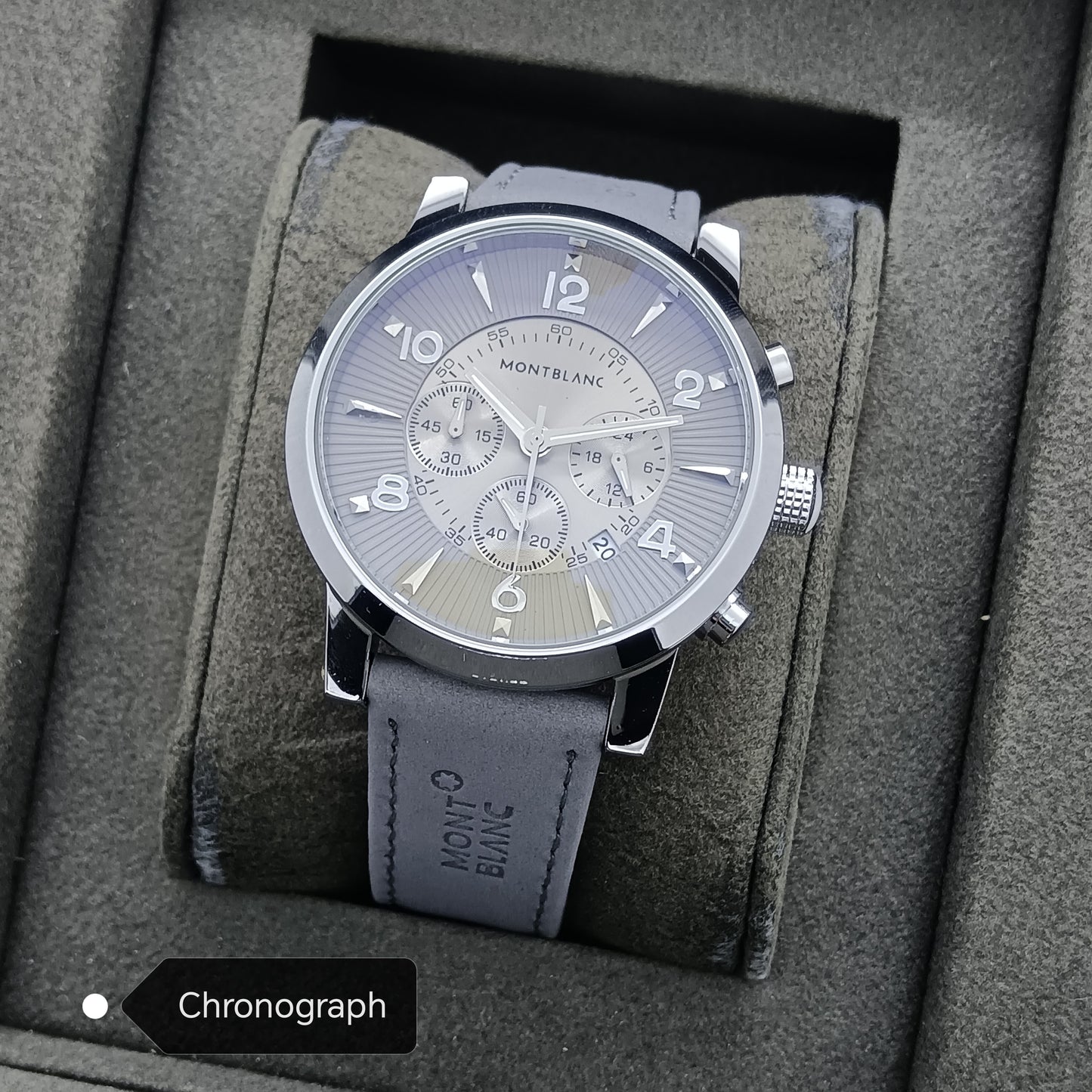 Stylish Premium Quality CHRONOGRAPH Active Mont B Watch | Mont B Watch 1035