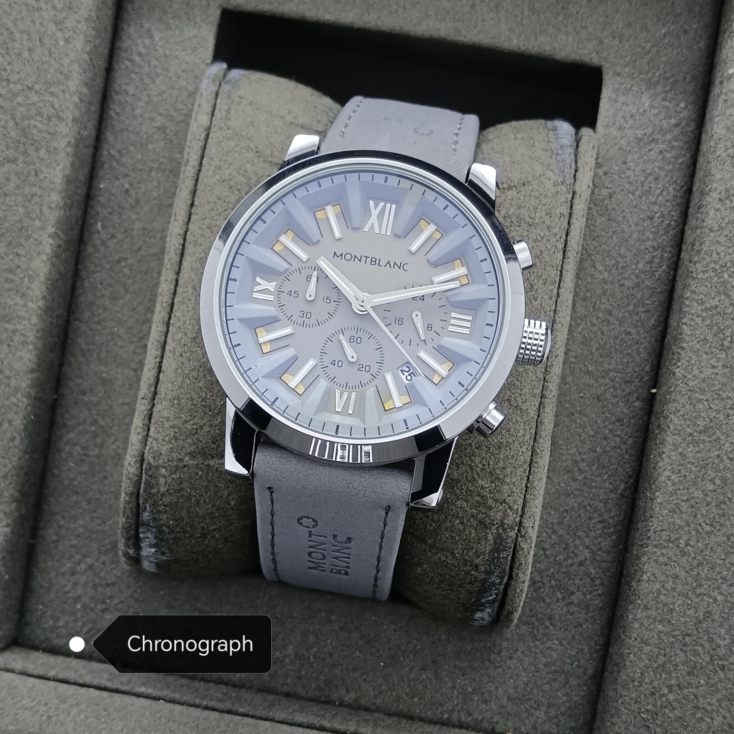 Stylish Premium Quality CHRONOGRAPH Active Mont B Watch | Mont B Watch 1038