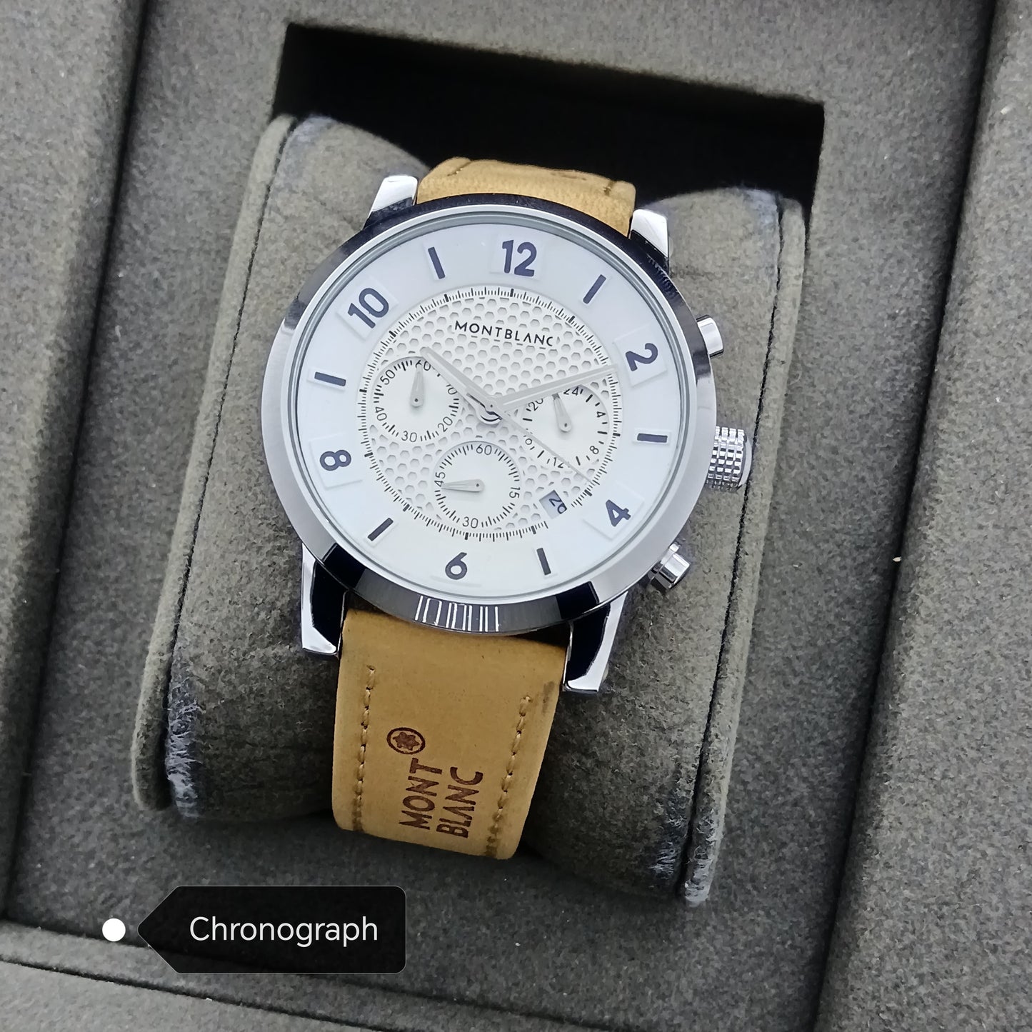 Stylish Premium Quality CHRONOGRAPH Active Mont B Watch | Mont B Watch 1039