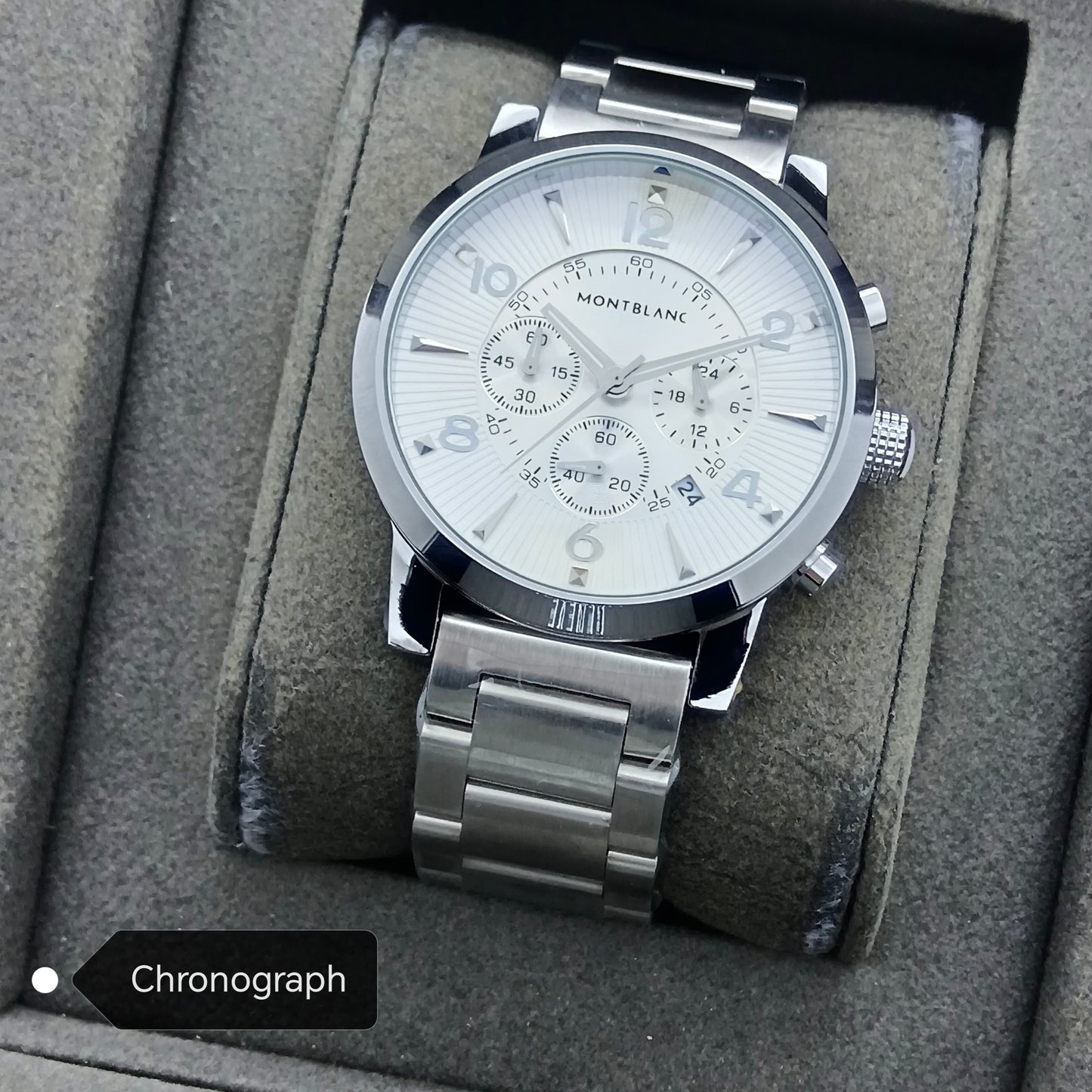 Stylish Premium Quality CHRONOGRAPH Active Mont B Watch | Mont B Watch 1014