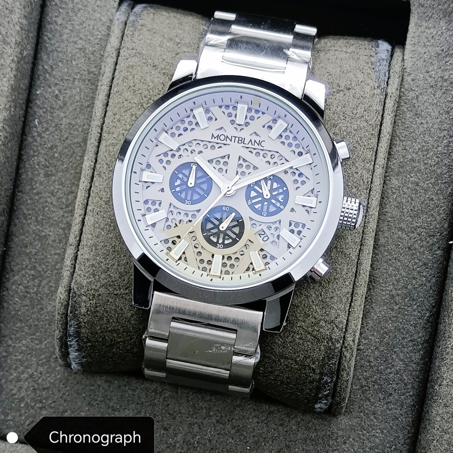 Stylish Premium Quality CHRONOGRAPH Active Mont B Watch | Mont B Watch 1019