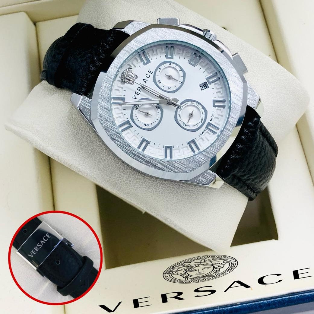 EXCLUSIVE VERSACE CHRONOGRAPH STYLISH WATCH | VERSACE CHRNOGRAPH 707085