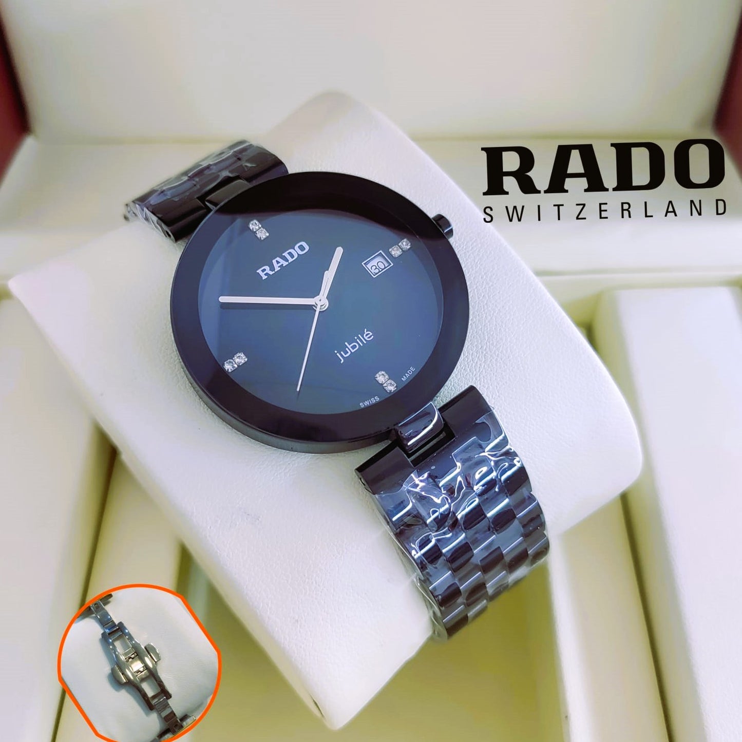 Premium Quality Rado Ceramic Quartz Watch | RADO Watch 1035