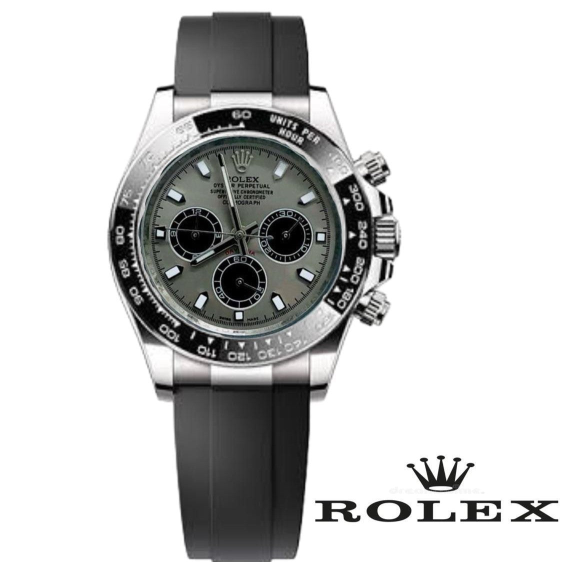 LUXURY ROLEX DAYTONA RUBBER STRAP MASTER WITH ORIGINAL ROLEX BIG BOX|ROLEX DAYTONA R 7866922