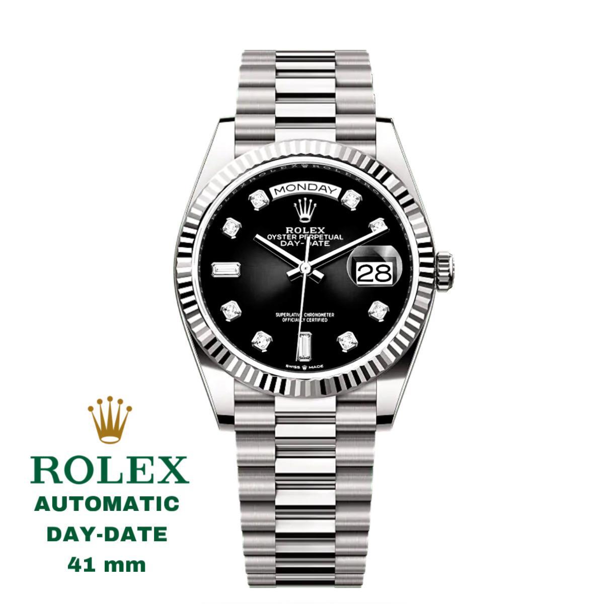 LUXURY ROLEX PERPETUAL DAY DATE HIGH GRADE 5 YEARS WARRANTY WITH ORIGINAL BOX| ROLEX P 1334566