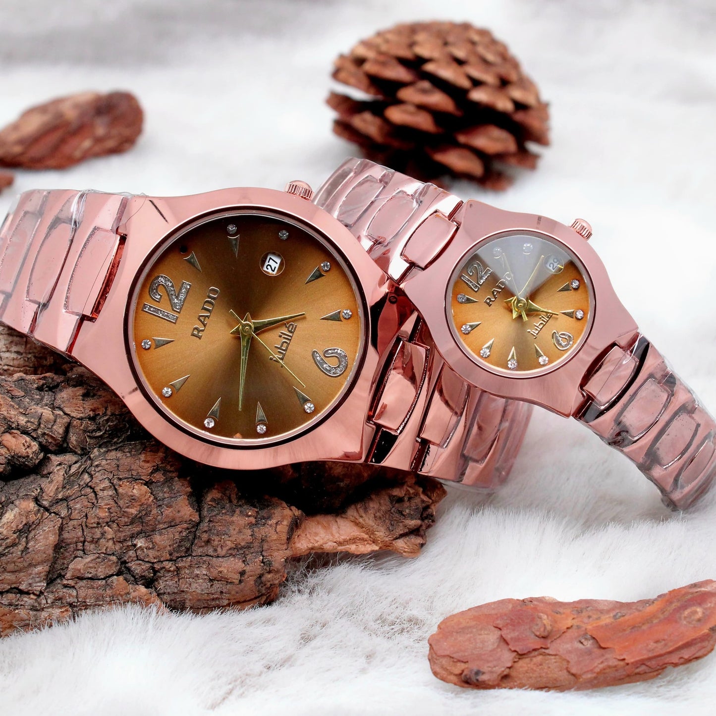 RADO COUPLE WATCH FREE DELIVERY ALLOVER OMAN | RADO COUPLE 589206