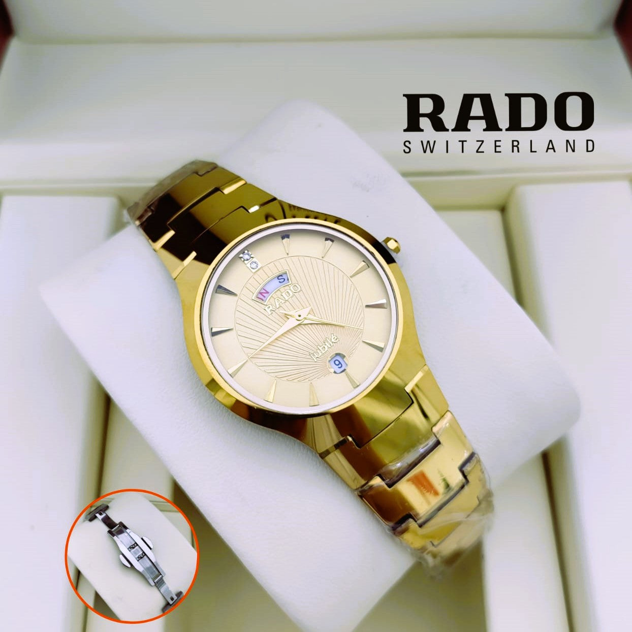 Premium Quality Rado Ceramic Quartz Watch | RADO Watch 6306