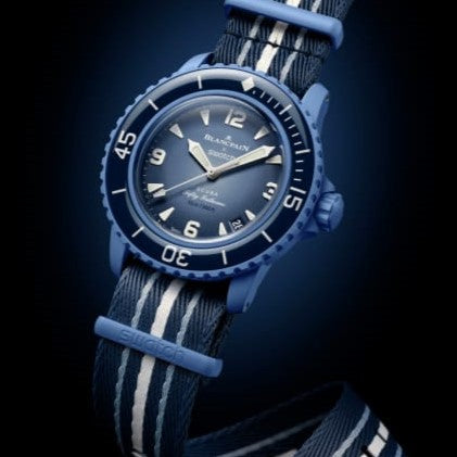 Swatch x Blancpain Watch fifty fathoms scuba bioceramic |Swatch X 1005