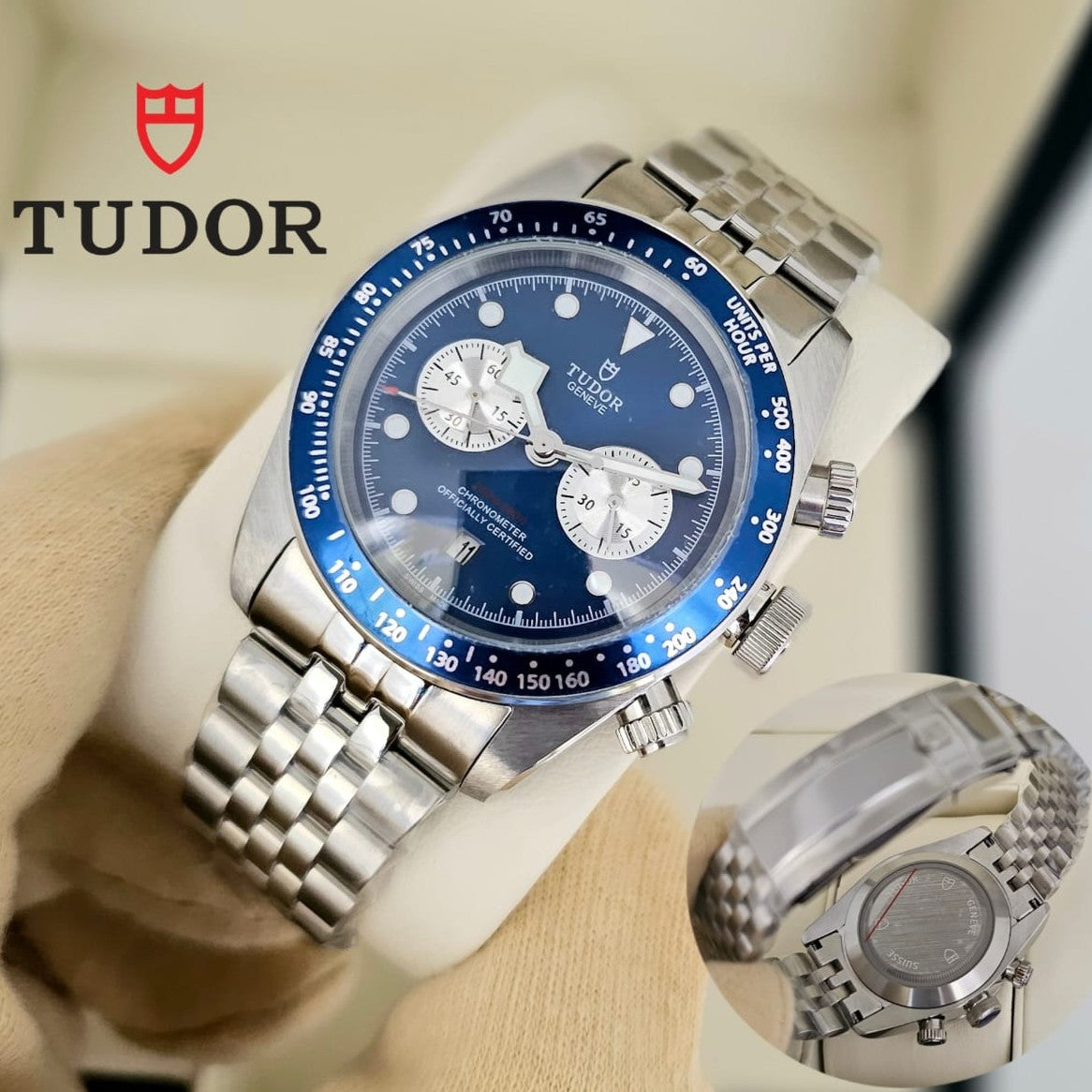 NEW TUDOR BLACK BAY GMT AUTOMATIC THE ULTIMATE DIVERS WATCH NOW ITS TUDOR TIME ,,BORN TO DARE'' NOW ALLOVER IN OMAN | TUDOR BLACK BAY 17779195