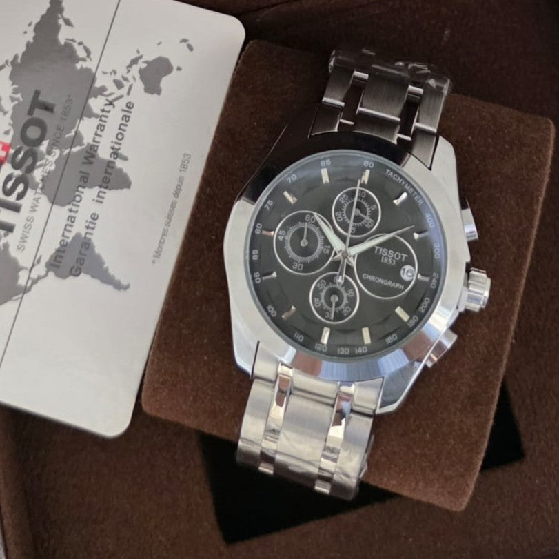 TISSOT CHRNOGRAPH STAINLESS STEEL COLOUR GUARANTEED VERY HIGH PERFORMANCE NOW ALLOVER IN OMAN | TISSOT CHRNO 133397975