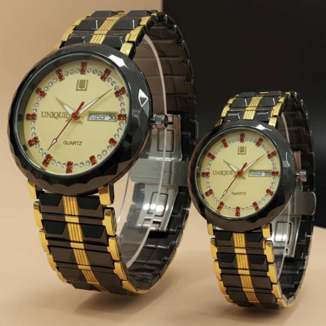UNIQUE COUPLE WATCH ORIGINAL PRODUCT FULL BODY CERAMIC  COLOUR GUARANTEED VERY HIGH QUALITY NOW ALLOVER IN OMAN | UNIQUE ORG C 13391932