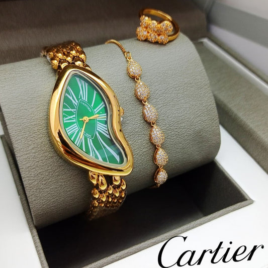 WOMENS OFFER BOX WATCH , BRACELETS , RING  VERY SPECIAL OFFER PRICE FOR NATIONAL DAY OF OMAN | WOMENS COMBO 19774