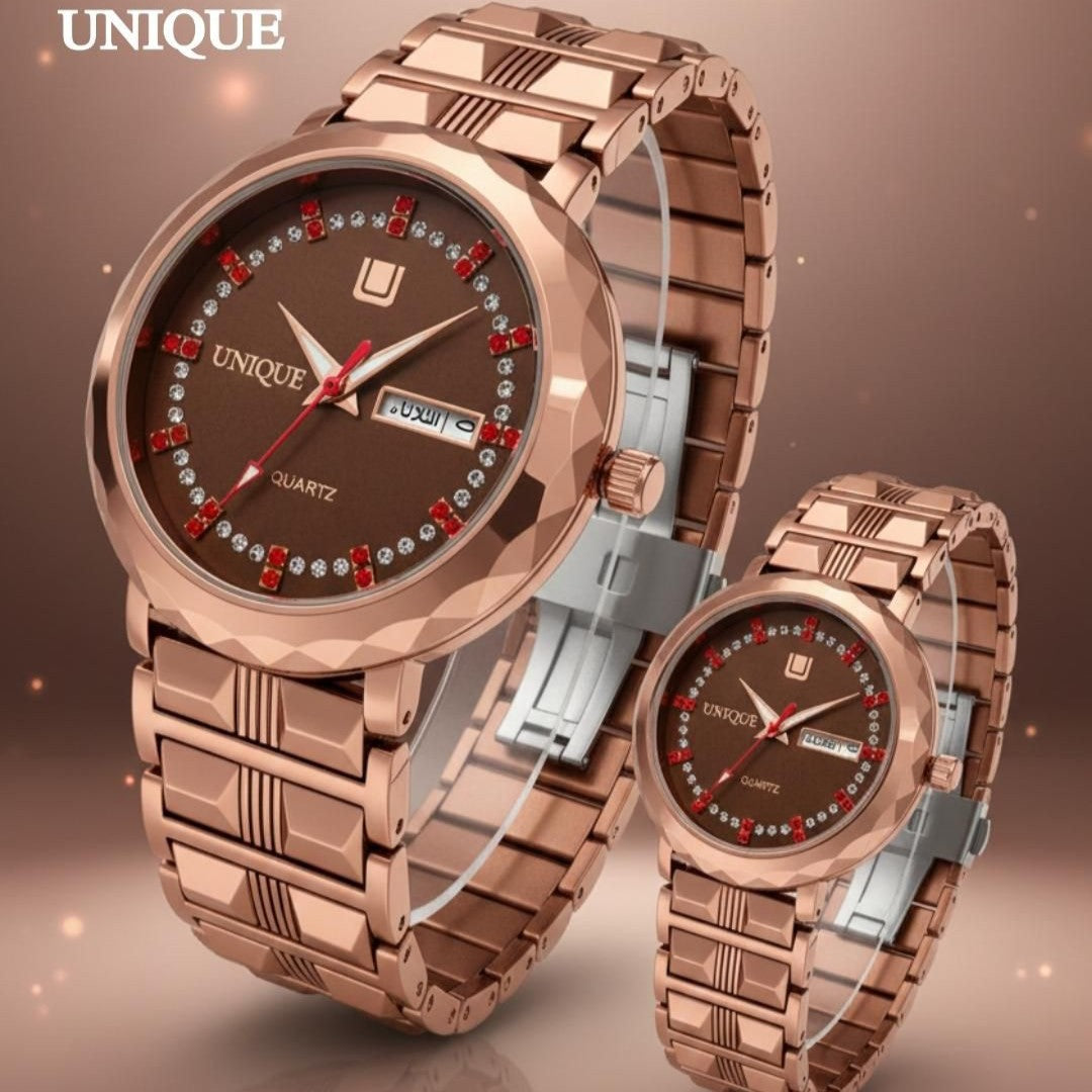 UNIQUE COUPLE WATCH ORIGINAL PRODUCT FULL BODY CERAMIC  COLOUR GUARANTEED VERY HIGH QUALITY NOW ALLOVER IN OMAN | UNIQUE ORG C 13391934