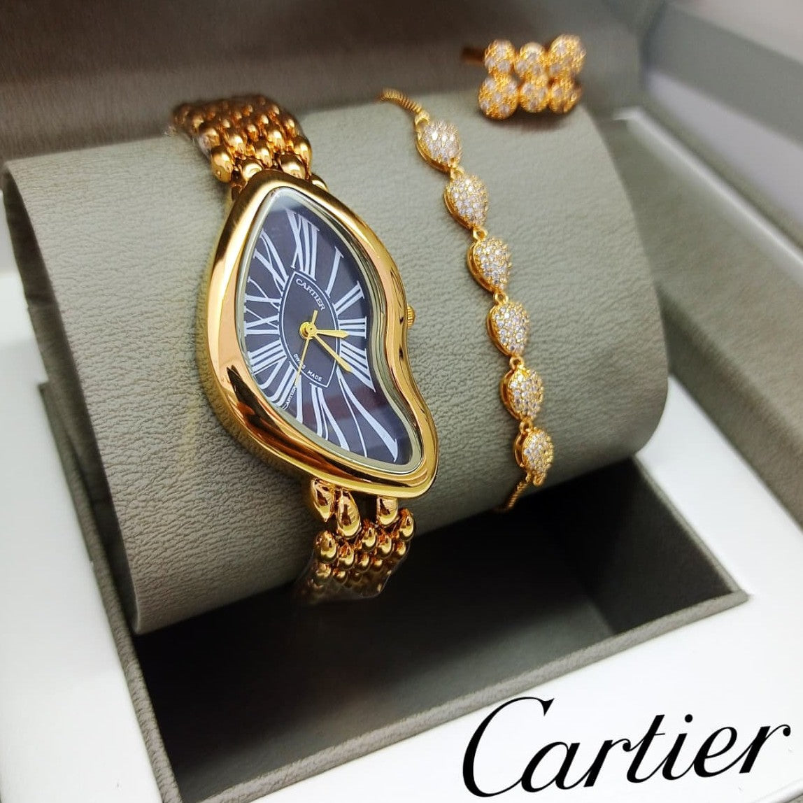 WOMENS OFFER BOX WATCH , BRACELETS , RING  VERY SPECIAL OFFER PRICE FOR NATIONAL DAY OF OMAN | WOMENS COMBO 19779