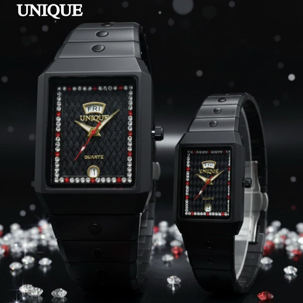 UNIQUE COUPLE WATCH ORIGINAL PRODUCT FULL BODY CERAMIC  COLOUR GUARANTEED VERY HIGH QUALITY NOW ALLOVER IN OMAN | UNIQUE ORG C 13391940