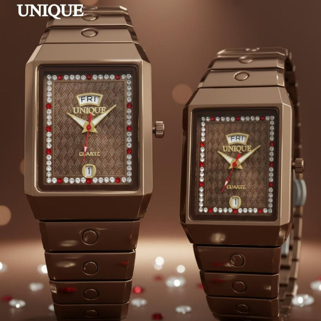 UNIQUE COUPLE WATCH ORIGINAL PRODUCT FULL BODY CERAMIC  COLOUR GUARANTEED VERY HIGH QUALITY NOW ALLOVER IN OMAN | UNIQUE ORG C 13391941