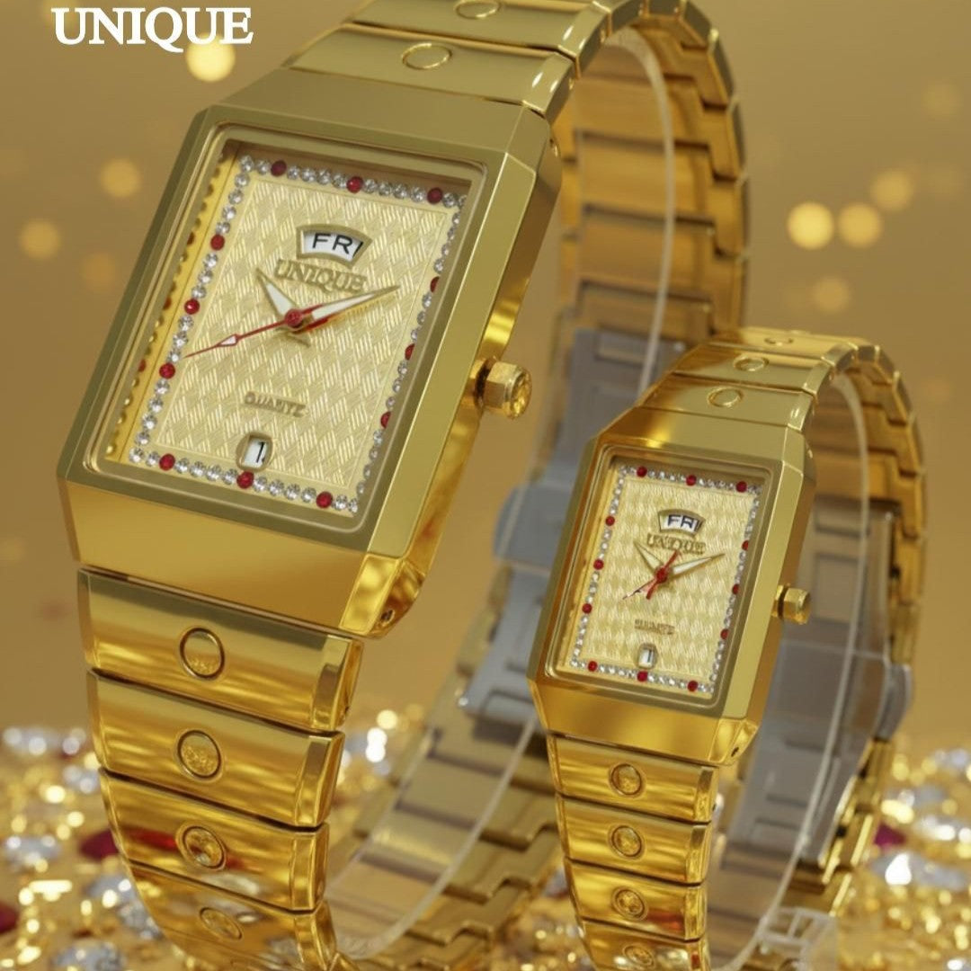 UNIQUE COUPLE WATCH ORIGINAL PRODUCT FULL BODY CERAMIC  COLOUR GUARANTEED VERY HIGH QUALITY NOW ALLOVER IN OMAN | UNIQUE ORG C 13391944