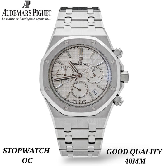 AUDEMARS PIGUET VERY EXCLUSIVE STOP WATCH FULL METAL BODY HIGH PERFORMANCE ELIGENT HANDS NOW ALLOVER IN OMAN | AP S CHRNO 15557171993