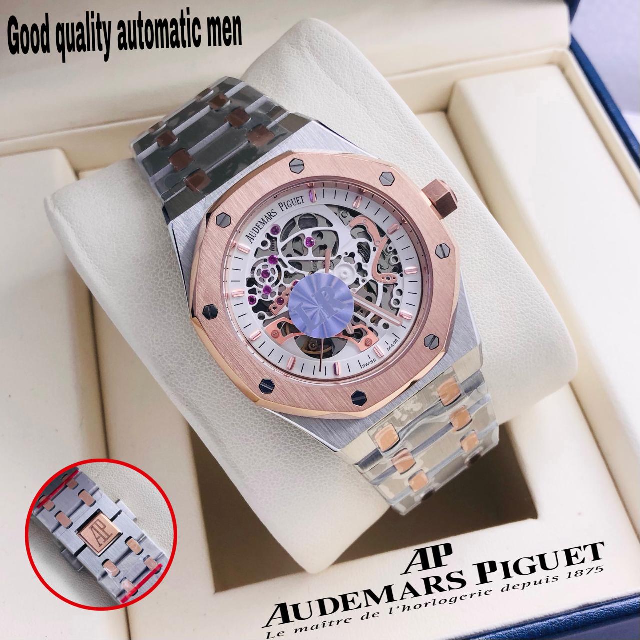 LUXURY AUDEMARS PIGUET MASTER MECHANICAL WATCH WITH STEEL BODY HIGH PERFORMANCE NOW ALLOVER IN OMAN | AP MECHANICAL 17751995