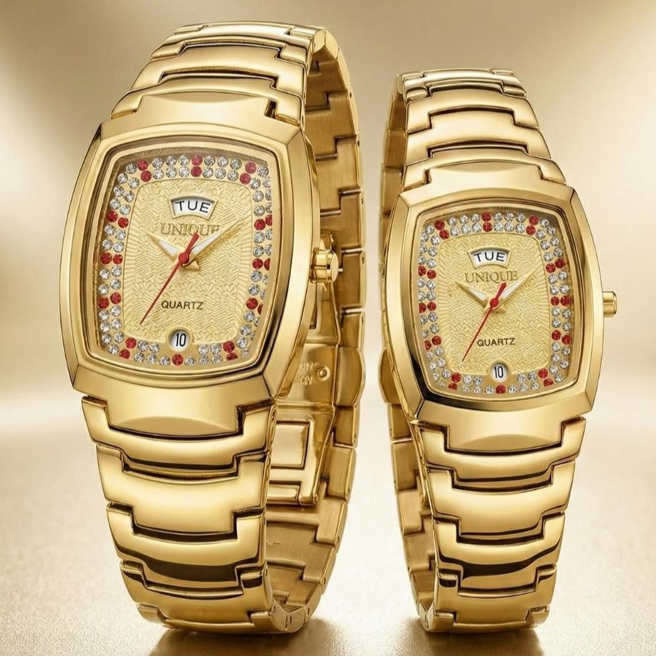 UNIQUE COUPLE WATCH ORIGINAL PRODUCT FULL BODY CERAMIC  COLOUR GUARANTEED VERY HIGH QUALITY NOW ALLOVER IN OMAN | UNIQUE ORG C 13391995