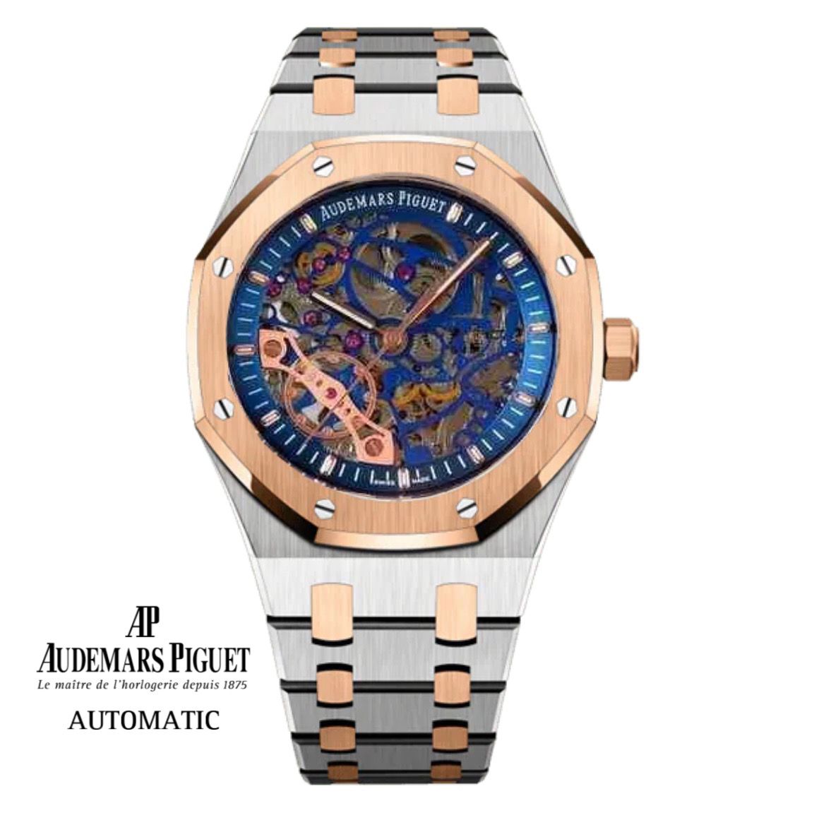 LUXURY AUDEMARS PIGUET MASTER MECHANICAL WATCH WITH STEEL BODY HIGH PERFORMANCE NOW ALLOVER IN OMAN | AP MECHANICAL 17751993
