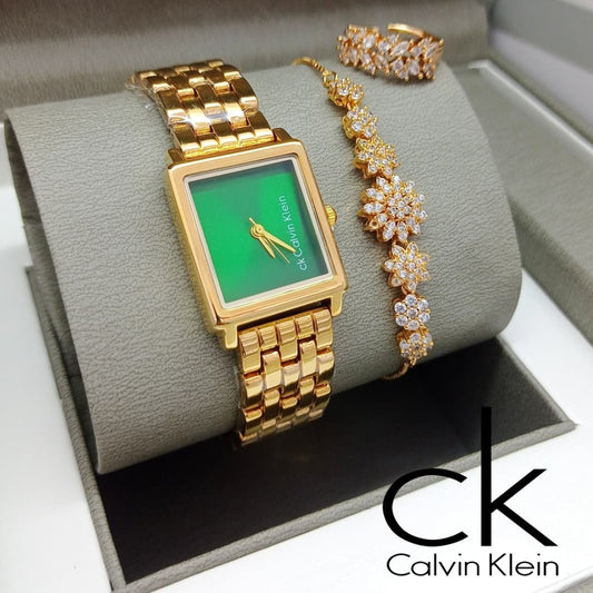 WOMENS OFFER BOX WATCH , BRACELETS , RING  VERY SPECIAL OFFER PRICE FOR NATIONAL DAY OF OMAN | WOMENS COMBO 19797