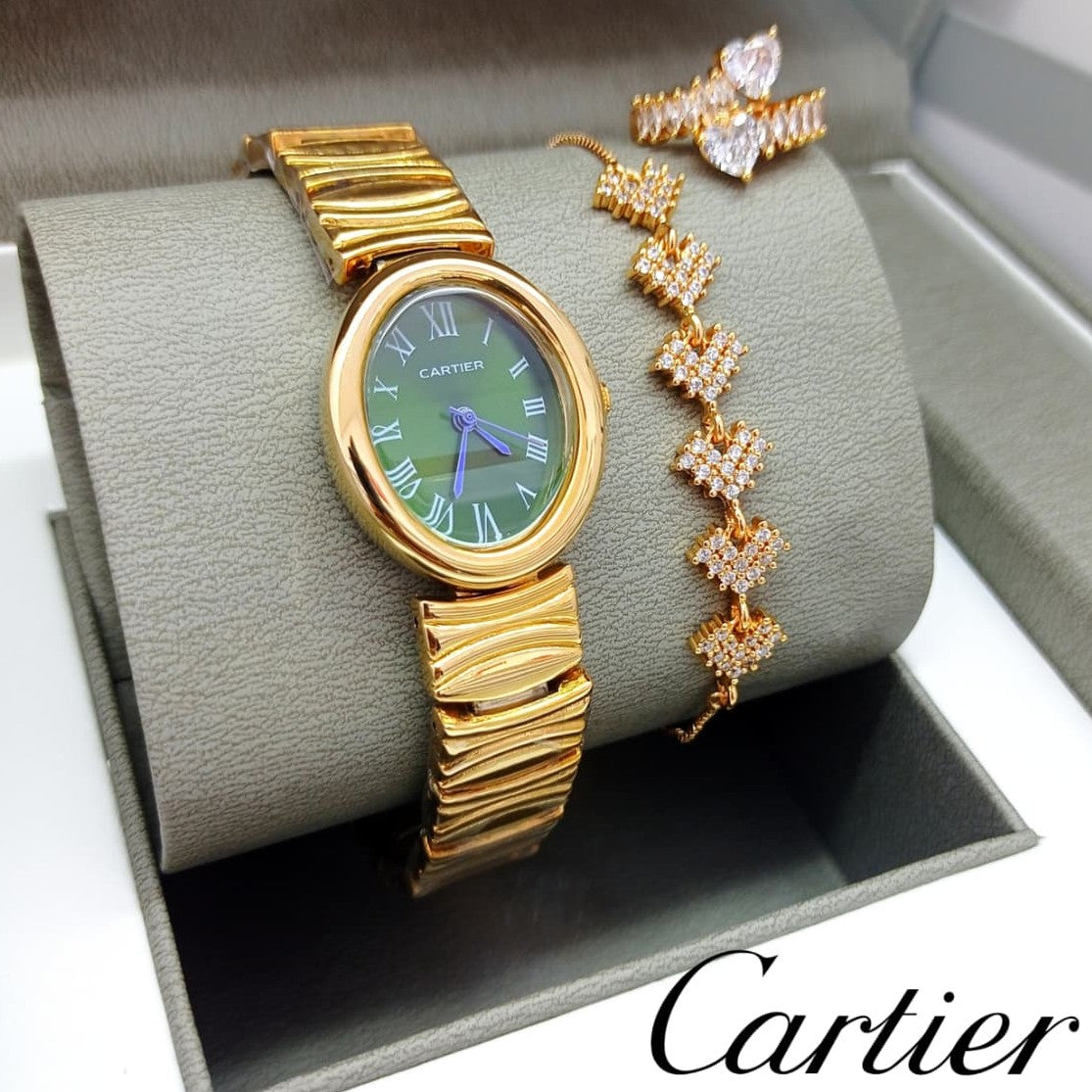 WOMENS OFFER BOX WATCH , BRACELETS , RING  VERY SPECIAL OFFER PRICE FOR NATIONAL DAY OF OMAN | WOMENS COMBO 19799